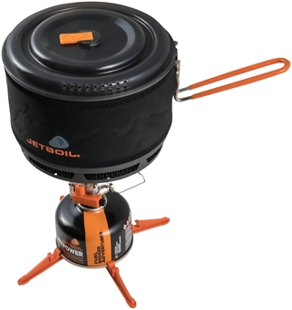 Jetboil 1.5L Ceramic FluxRing Cook Pot Carbon med låg
